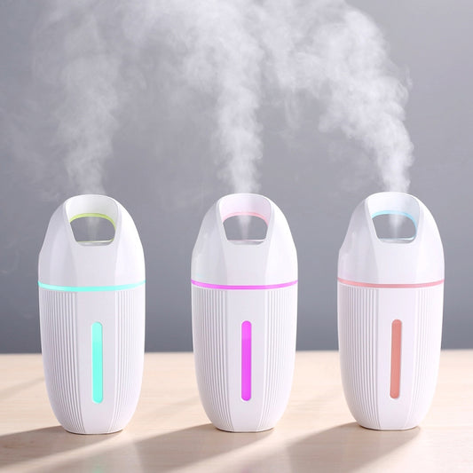 BD-MD1 Car Home USB Plug-In Air Purifier Colorful Lighting Humidifier(Pink) - Air Purifiers & Accessories by buy2fix | Online Shopping UK | buy2fix