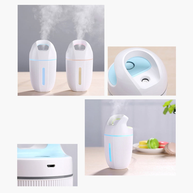 BD-MD1 Car Home USB Plug-In Air Purifier Colorful Lighting Humidifier(Pink) - Air Purifiers & Accessories by buy2fix | Online Shopping UK | buy2fix