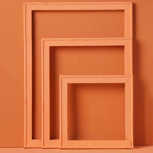 3 in 1 Different Sizes Morandi Color Wooden Photo Frame Series Color Spray Paint Photo Props Photography Background Ornaments(Normal Yellow) - Wooden Props by buy2fix | Online Shopping UK | buy2fix