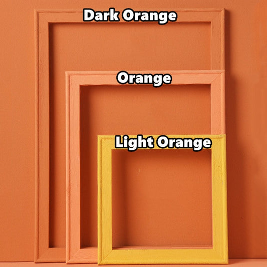 3 in 1 Different Sizes Morandi Color Wooden Photo Frame Series Color Spray Paint Photo Props Photography Background Ornaments(Deep Yellow) - Wooden Props by buy2fix | Online Shopping UK | buy2fix