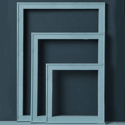 3 in 1 Different Sizes Morandi Color Wooden Photo Frame Series Color Spray Paint Photo Props Photography Background Ornaments(Normal  Blue) - Wooden Props by buy2fix | Online Shopping UK | buy2fix