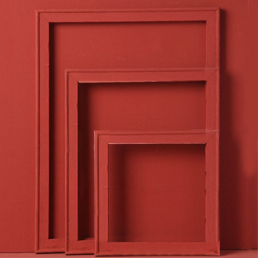 3 in 1 Different Sizes Morandi Color Wooden Photo Frame Series Color Spray Paint Photo Props Photography Background Ornaments(Dark Red) - Wooden Props by buy2fix | Online Shopping UK | buy2fix