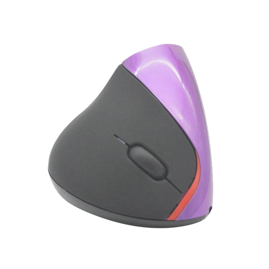 HH-111 5 Keys Wireless Vertical Charging Mouse Ergonomics Wrist Protective Mouse(Purple) by buy2fix