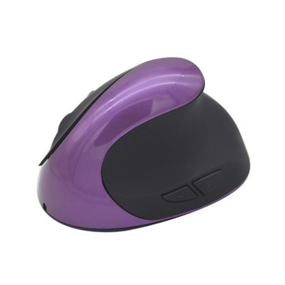 JSY-03 6 Keys Wireless Vertical Charging Mouse Ergonomic Vertical Optical Mouse(Purple) by buy2fix