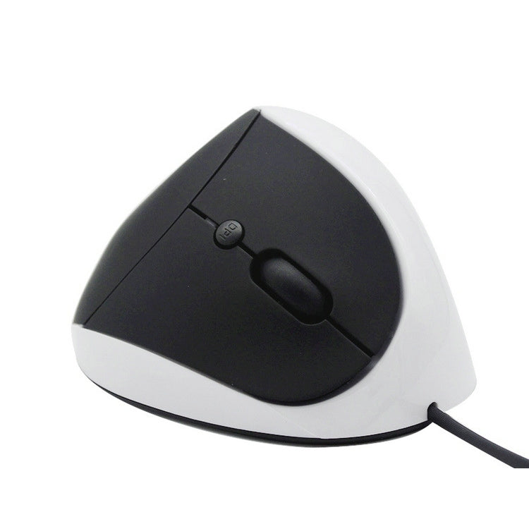 JSY-05 6 Keys Wired Vertical Mouse Ergonomics Brace Optical Mouse(White) by buy2fix