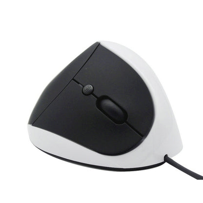 JSY-05 6 Keys Wired Vertical Mouse Ergonomics Brace Optical Mouse(White) by buy2fix