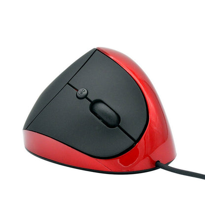 JSY-05 6 Keys Wired Vertical Mouse Ergonomics Brace Optical Mouse(Red) by buy2fix