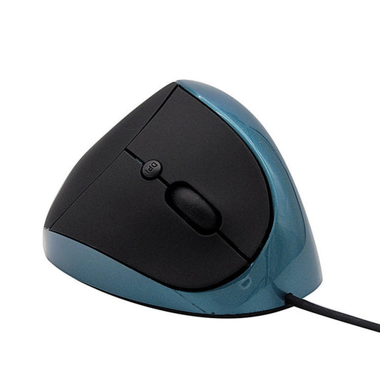 JSY-05 6 Keys Wired Vertical Mouse Ergonomics Brace Optical Mouse(Blue) - Wired Mice by buy2fix | Online Shopping UK | buy2fix