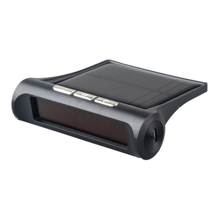 T1 Vehicle-mounted Solar Wireless Tire Pressure Monitoring System General-purpose Vehicle Tire Pressure Thermometer(Black) - Tire Pressure Gauges by buy2fix | Online Shopping UK | buy2fix