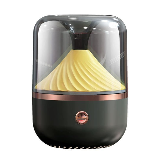 HX-930 Home Bedroom Round Mirror Essential Oil Aromatherapy Machine Ultrasonic Atomization Hydrating Spray Humidifier(Black) - Air Purifiers & Accessories by buy2fix | Online Shopping UK | buy2fix