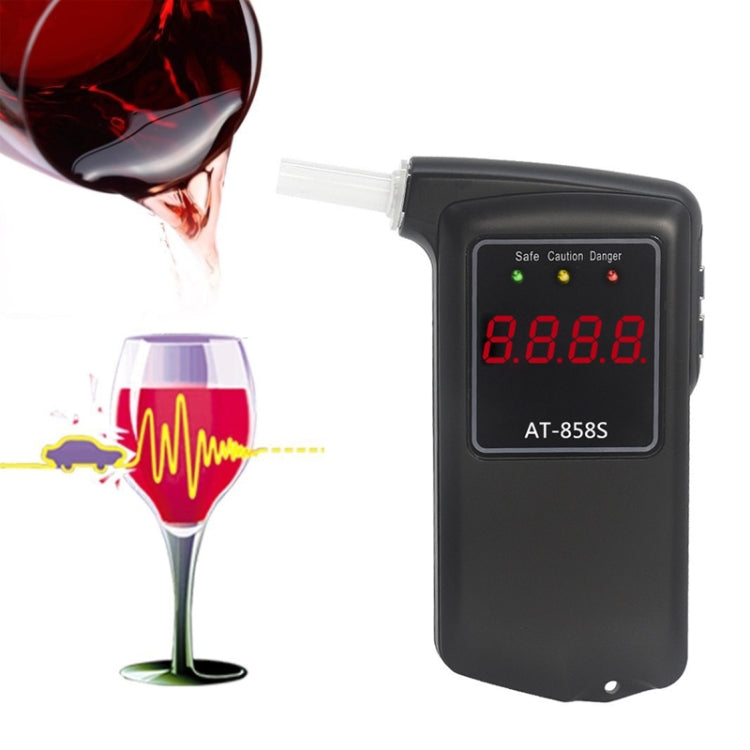 AT-858S Quick Check Alcohol Tester Portable Blow Breathing Alcohol Tester - Breath Alcohol Tester by buy2fix | Online Shopping UK | buy2fix