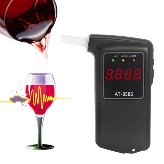 AT-858S Quick Check Alcohol Tester Portable Blow Breathing Alcohol Tester - Breath Alcohol Tester by buy2fix | Online Shopping UK | buy2fix