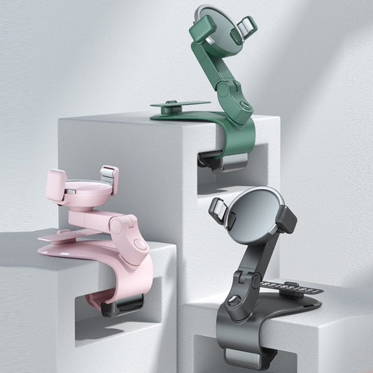 ZJ088 Car Mobile Phone Bracket Car Central Control Instrument Panel Rearview Mirror Multifunctional AR Navigation Bracket(Green) by buy2fix