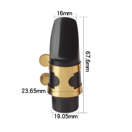 Saxophone Mouthpiece + Hat Clip Wind Instrument Accessories, Specification: Treble - Wind Instrument Accessories by buy2fix | Online Shopping UK | buy2fix