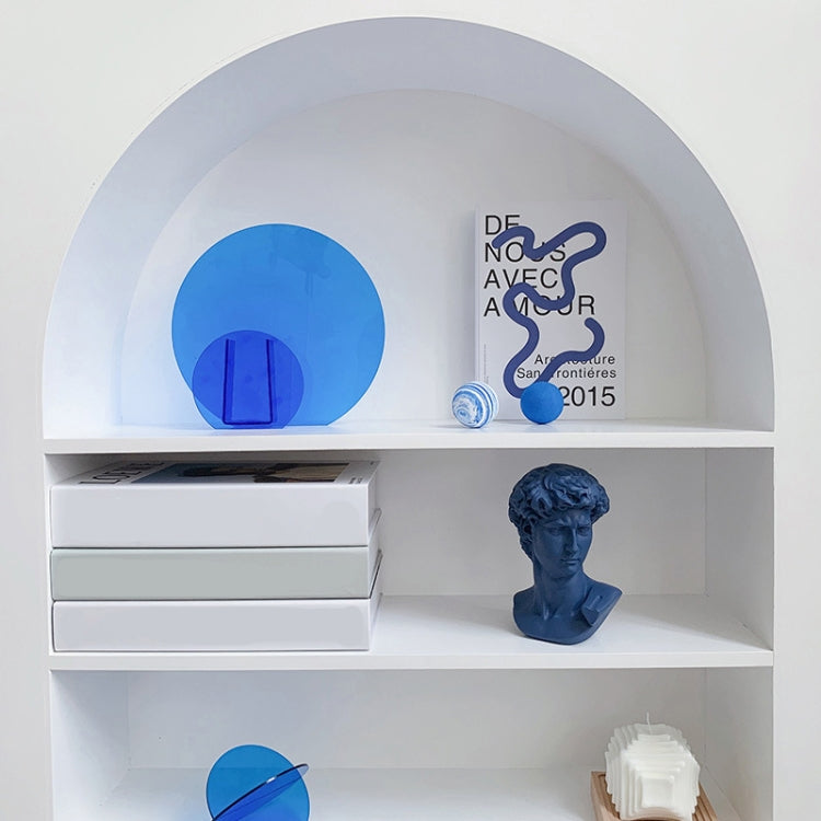 Blue Plaster Studio Background Ornament Photo Props - Stone Props by buy2fix | Online Shopping UK | buy2fix