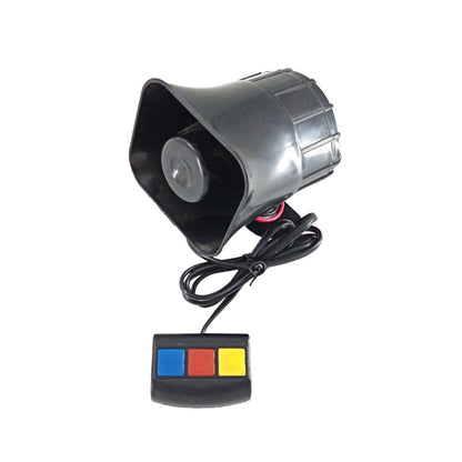Three Voice Square Alarm Speaker 12V 30W Car Motorcycle Speaker - Security Alarm System by buy2fix | Online Shopping UK | buy2fix