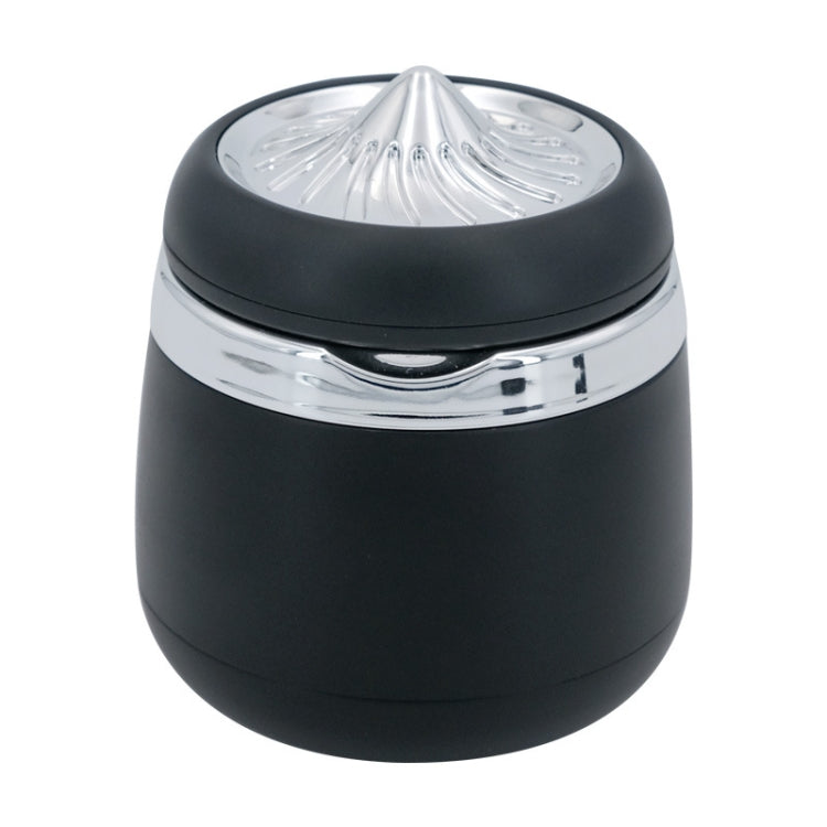 Car Ashtray Mini With Lamp And Cover Car Ashtray(N18A Silver) by buy2fix