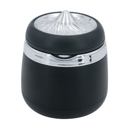 Car Ashtray Mini With Lamp And Cover Car Ashtray(N18A Silver) by buy2fix