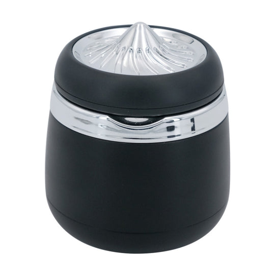 Car Ashtray Mini With Lamp And Cover Car Ashtray(N18A Silver)