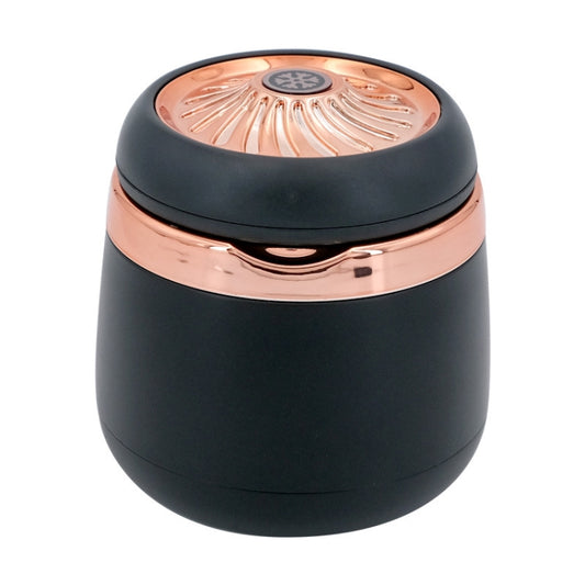 Car Ashtray Mini With Lamp And Cover Car Ashtray(N18B Gold) by buy2fix