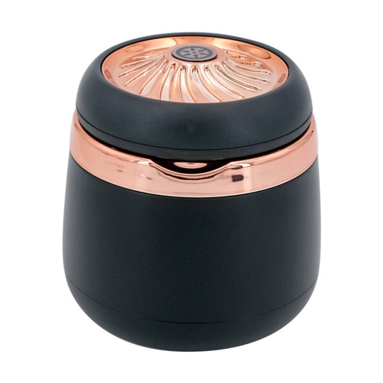 Car Ashtray Mini With Lamp And Cover Car Ashtray(N18B Gold)