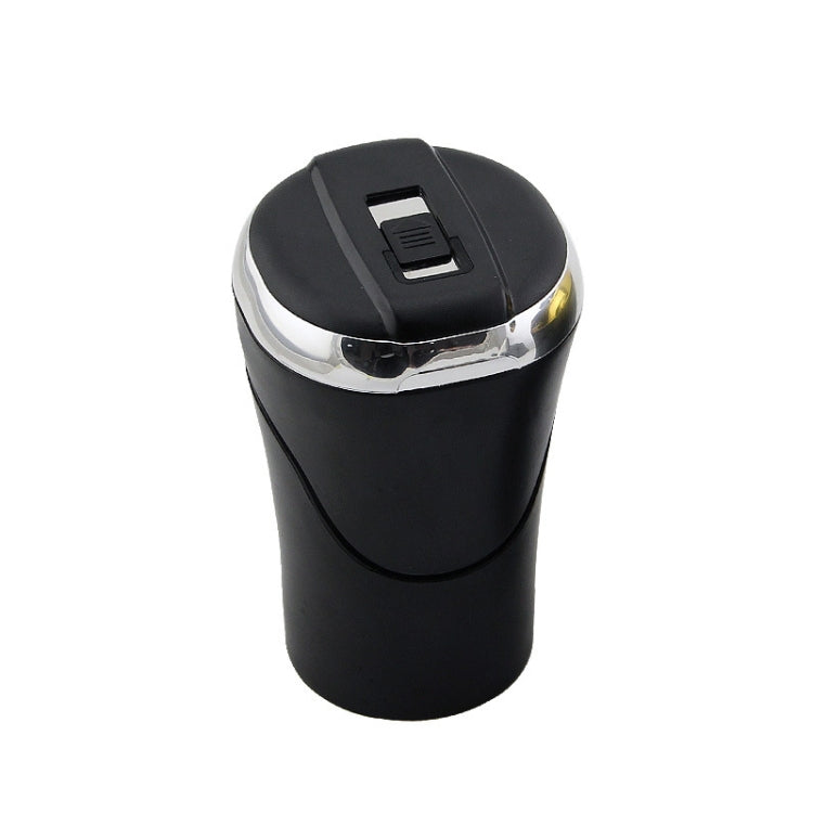 N09C Car Ashtray With Lamp And Cover Car Ashtray(Silver) by buy2fix