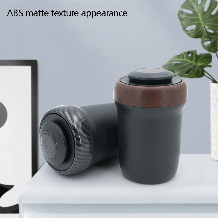 N17D Car Ashtray Arc Spot Tobacco With Lamp and Cover Car Ashtray(Carbon Fiber) by buy2fix