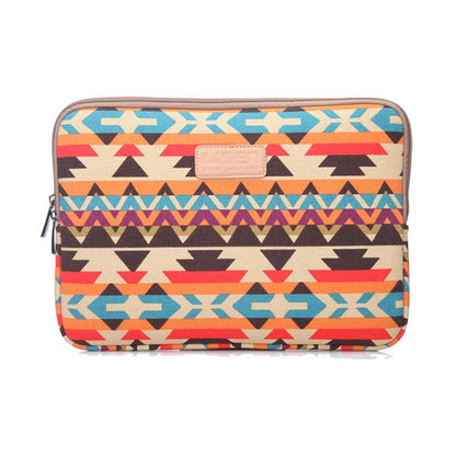 LiSEN LS-518 Lingge Pattern Laptop Computer Liner Bags, Size: 14 inch(Orange Pattern Geometry) - 14.1 inch by LiSEN | Online Shopping UK | buy2fix