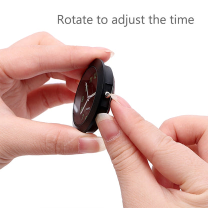 Car Clock Night Light Electronic Clock Car Decoration Quartz(Black Border) - Clocks & Car Meters by buy2fix | Online Shopping UK | buy2fix