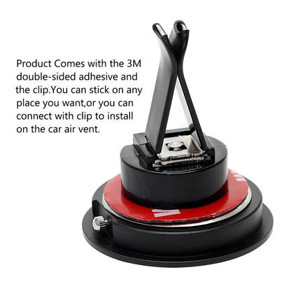 Car Clock Night Light Electronic Clock Car Decoration Quartz(Black Border) - Clocks & Car Meters by buy2fix | Online Shopping UK | buy2fix