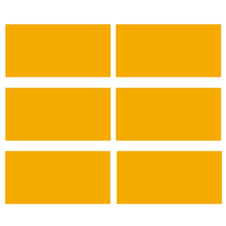 3 Sets Car Wheel Reflective Stickers 18-21 Inch General Decorative Sticker Line Sticker(Yellow) - Decorative Strip by buy2fix | Online Shopping UK | buy2fix