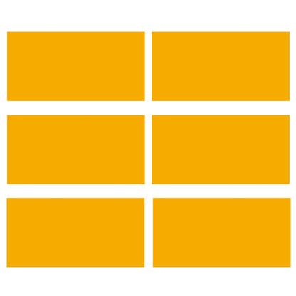 3 Sets Car Wheel Reflective Stickers 18-21 Inch General Decorative Sticker Line Sticker(Yellow) - Decorative Strip by buy2fix | Online Shopping UK | buy2fix