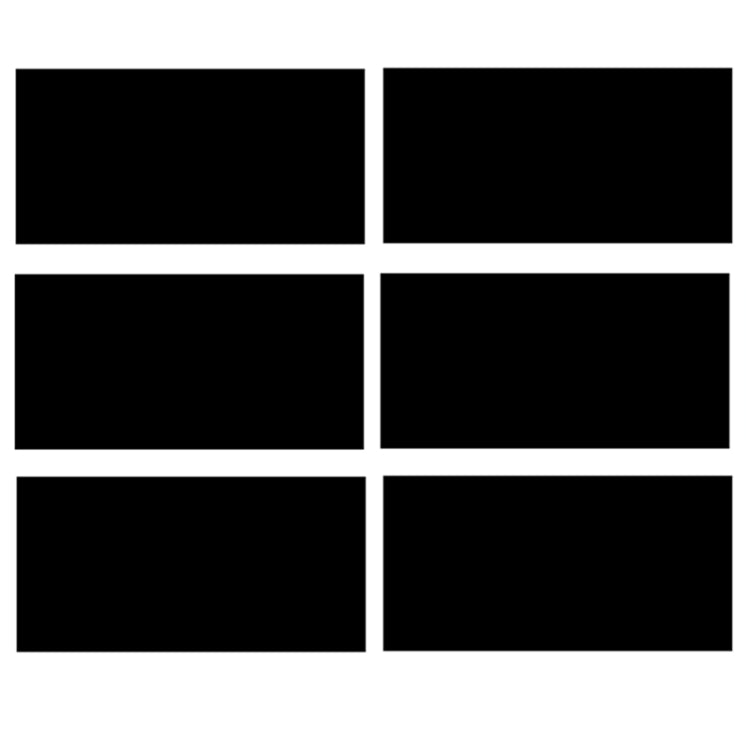 3 Sets Car Wheel Reflective Stickers 18-21 Inch General Decorative Sticker Line Sticker(Black) - Decorative Strip by buy2fix | Online Shopping UK | buy2fix