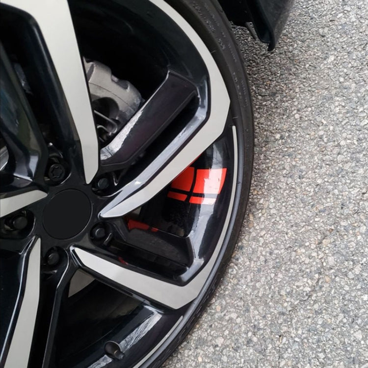 3 Sets Car Wheel Reflective Stickers 18-21 Inch General Decorative Sticker Line Sticker(Red) - Decorative Strip by buy2fix | Online Shopping UK | buy2fix