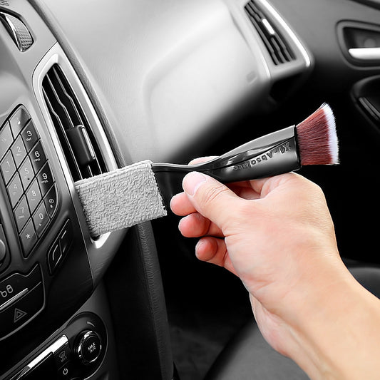 Car Air-Conditioned Air Outlet Cleaning Brush Car Interior Cleaning Tool Dust  Soft Hair Brush(Black) - Car Washer & Accessories by buy2fix | Online Shopping UK | buy2fix
