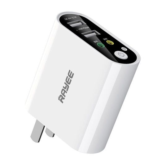 RAYEE K8 Remote Control Version 2 in 1 Bluetooth 5.0 Receiver & Transmitter Audio Adapter Support Fast Charge U Disk, US Plug - Audio Receiver Transmitter by buy2fix | Online Shopping UK | buy2fix