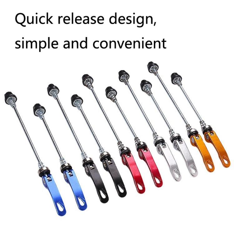 3 Sets BG-M5147 Mountain Bike Hub With Long Quick Release Lever(Blue) - Quick Release by buy2fix | Online Shopping UK | buy2fix