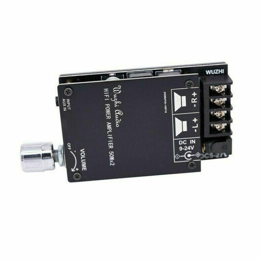 ZK-502C HIFI Wireless Bluetooth 5.0 TPA3116 Digital Power Audio Amplifier Board  50W X 2 Stereo AMP Amplificador With Shell - Other Accessories by buy2fix | Online Shopping UK | buy2fix