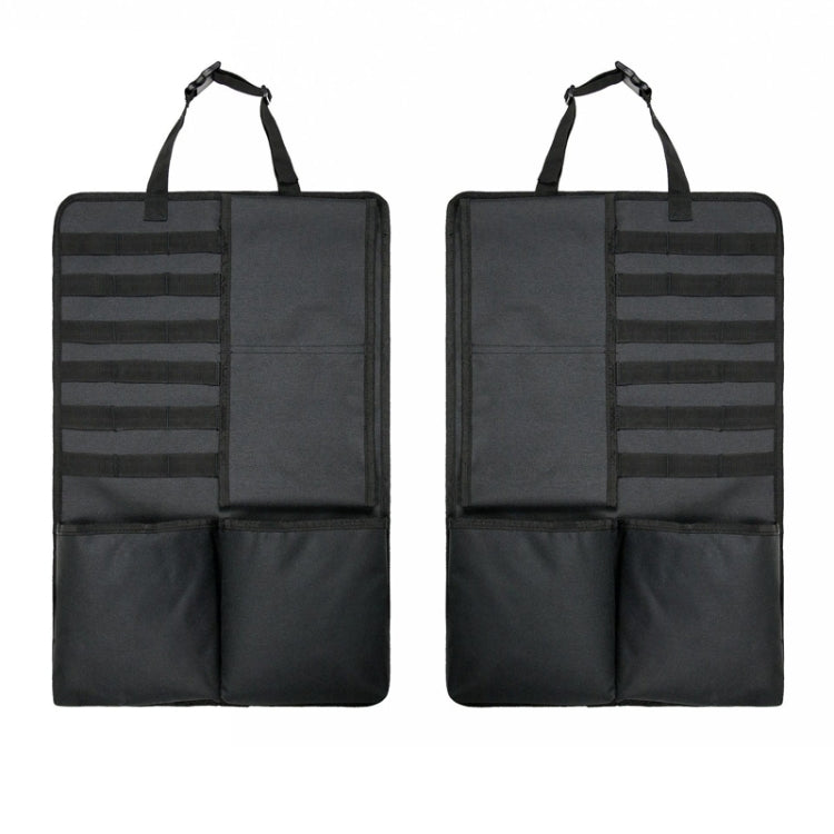 2 PCS Car Seat Back Hanging Bag Oxford Cloth Storage Bag(Black) by buy2fix