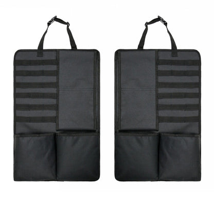 2 PCS Car Seat Back Hanging Bag Oxford Cloth Storage Bag(Black) by buy2fix