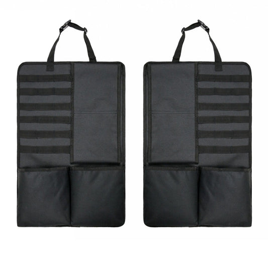 2 PCS Car Seat Back Hanging Bag Oxford Cloth Storage Bag(Black) by buy2fix