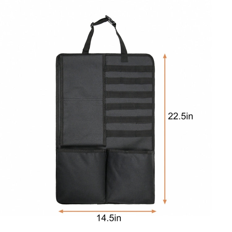 2 PCS Car Seat Back Hanging Bag Oxford Cloth Storage Bag(Black) by buy2fix