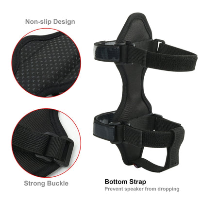 Bicycle Audio Fixing Strap Outdoor Cycling Water Cup Strap(Black) by buy2fix