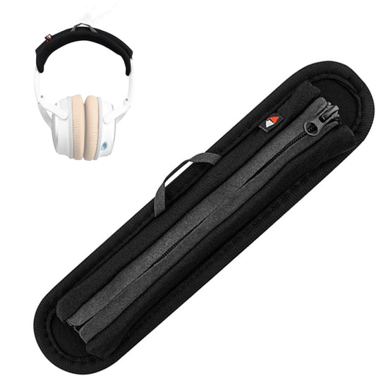 10 PCS G12S Headset Earphone Protection Cover Neoprene Head Beam Protection Pad(Large-Black) - Earmuff & Pad by buy2fix | Online Shopping UK | buy2fix