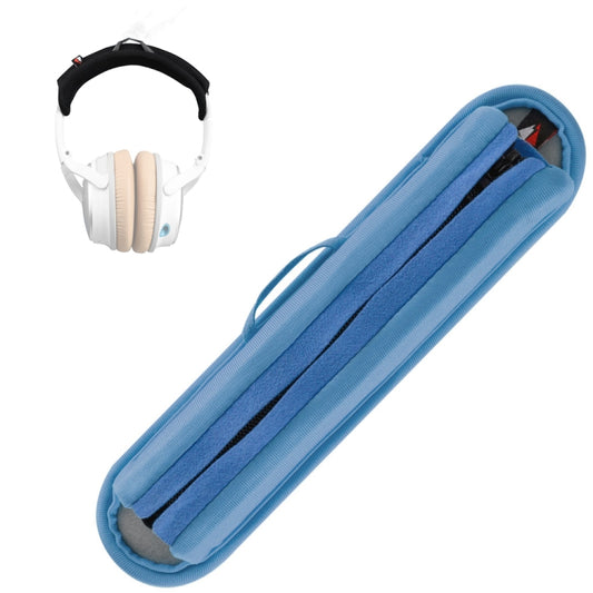 10 PCS G12S Headset Earphone Protection Cover Neoprene Head Beam Protection Pad(Large-Blue) - Earmuff & Pad by buy2fix | Online Shopping UK | buy2fix