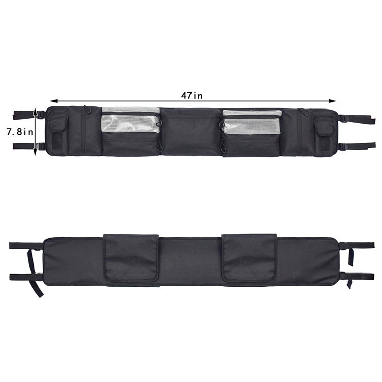 Large-Capacity Car Outdoor Bag Practical And Wear-Resistant Riding Front Bag(Black) - Bags & Luggages by buy2fix | Online Shopping UK | buy2fix