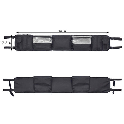 Large-Capacity Car Outdoor Bag Practical And Wear-Resistant Riding Front Bag(Black) - Bags & Luggages by buy2fix | Online Shopping UK | buy2fix