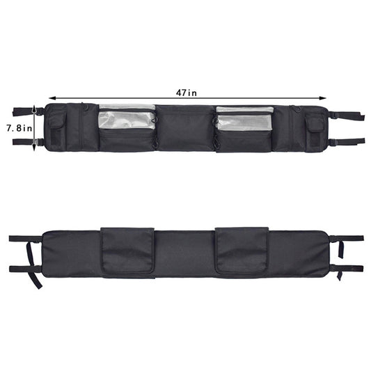 Large-Capacity Car Outdoor Bag Practical And Wear-Resistant Riding Front Bag(Black) - Bags & Luggages by buy2fix | Online Shopping UK | buy2fix