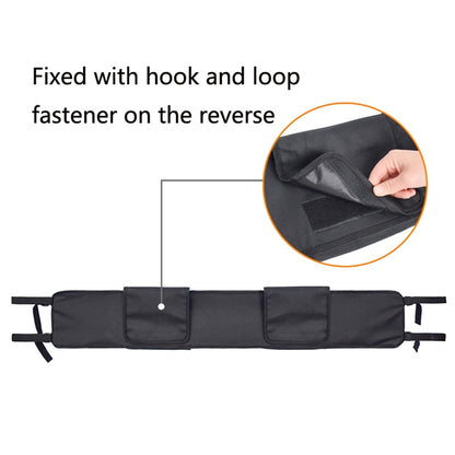 Large-Capacity Car Outdoor Bag Practical And Wear-Resistant Riding Front Bag(Black) - Bags & Luggages by buy2fix | Online Shopping UK | buy2fix