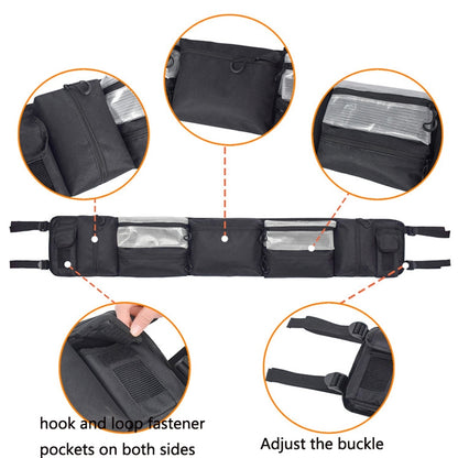 Large-Capacity Car Outdoor Bag Practical And Wear-Resistant Riding Front Bag(Black) - Bags & Luggages by buy2fix | Online Shopping UK | buy2fix